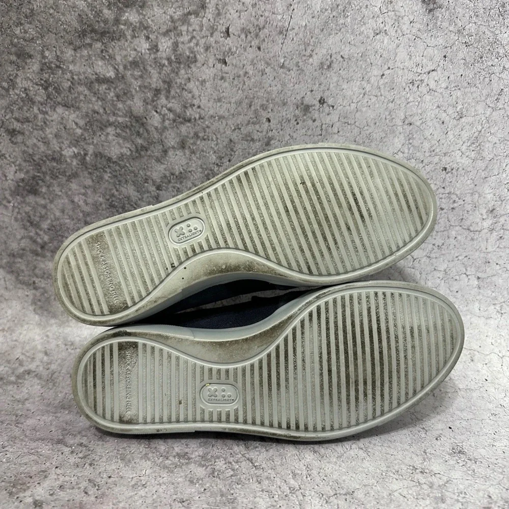 Munro Mandie Slip On Sneakers Womens 6.5 Navy Blue Suede Comfort Goring